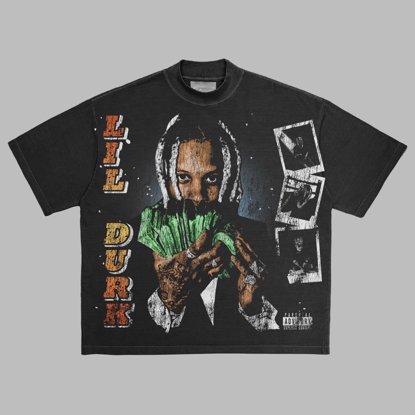 Lil Durk concept tee green colorway